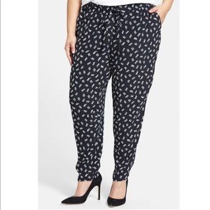 Lucky Brand Tassel Waist Harem Pants